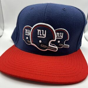 NFL NY Giants Mitchell & Ness Vtg Collection Wool Blend Adj Snapback Hat Cap